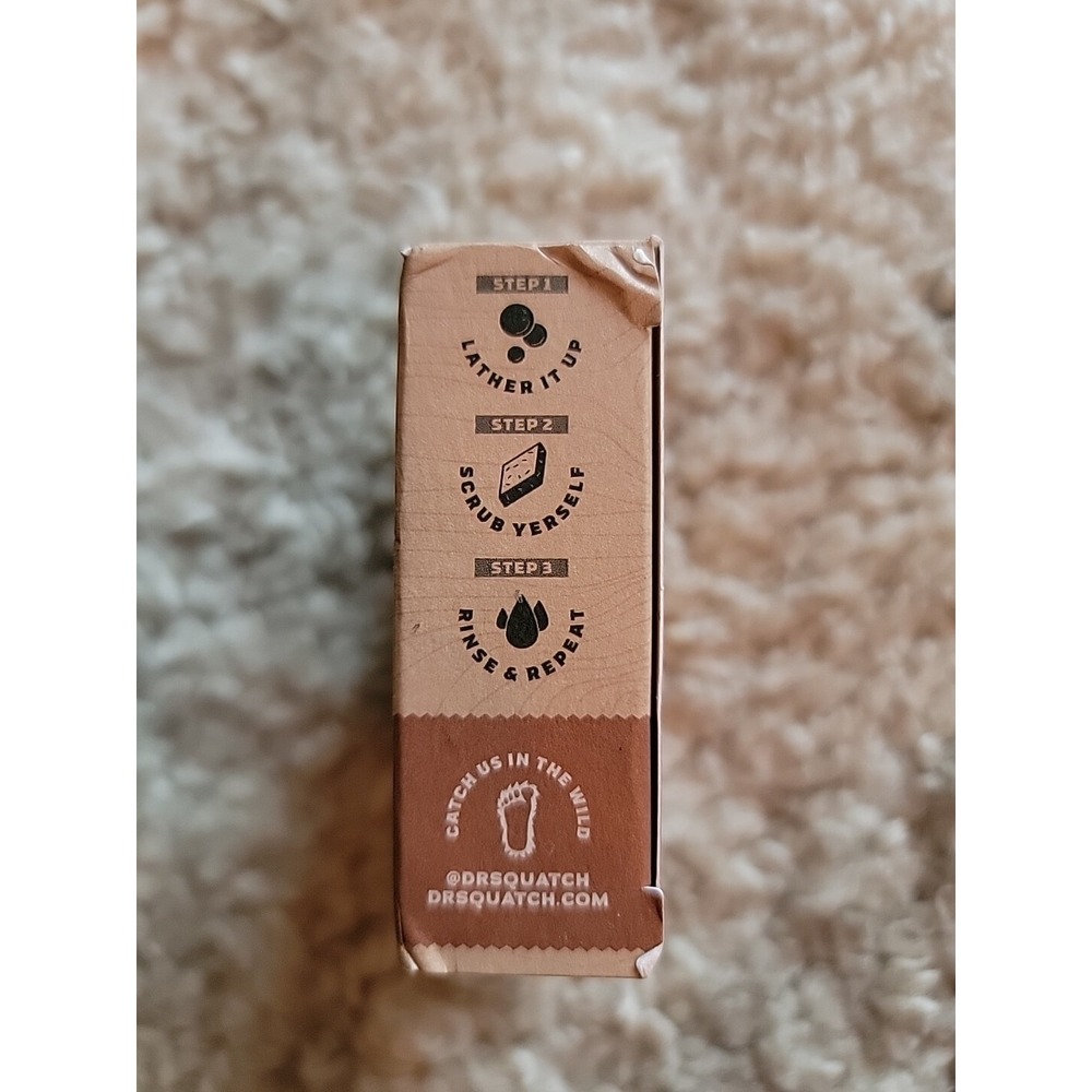 Set Of 2 Dr. Squatch Wood Barrel Bourbon Natural Soap Bars 5 Oz - Picture 4 of 6